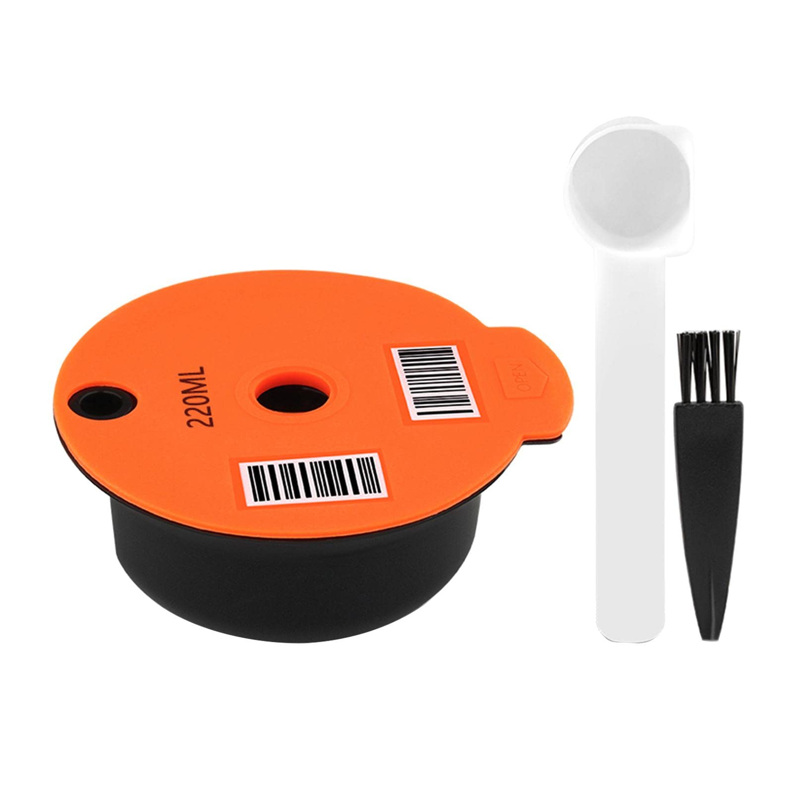 Cápsula de Café Reutilizable para Café de Filtro, Soporte para Cápsulas, Taza Recargable, Cuchara de Acero Inoxidable, Accesorios Compatibles con Máqu, 60ml