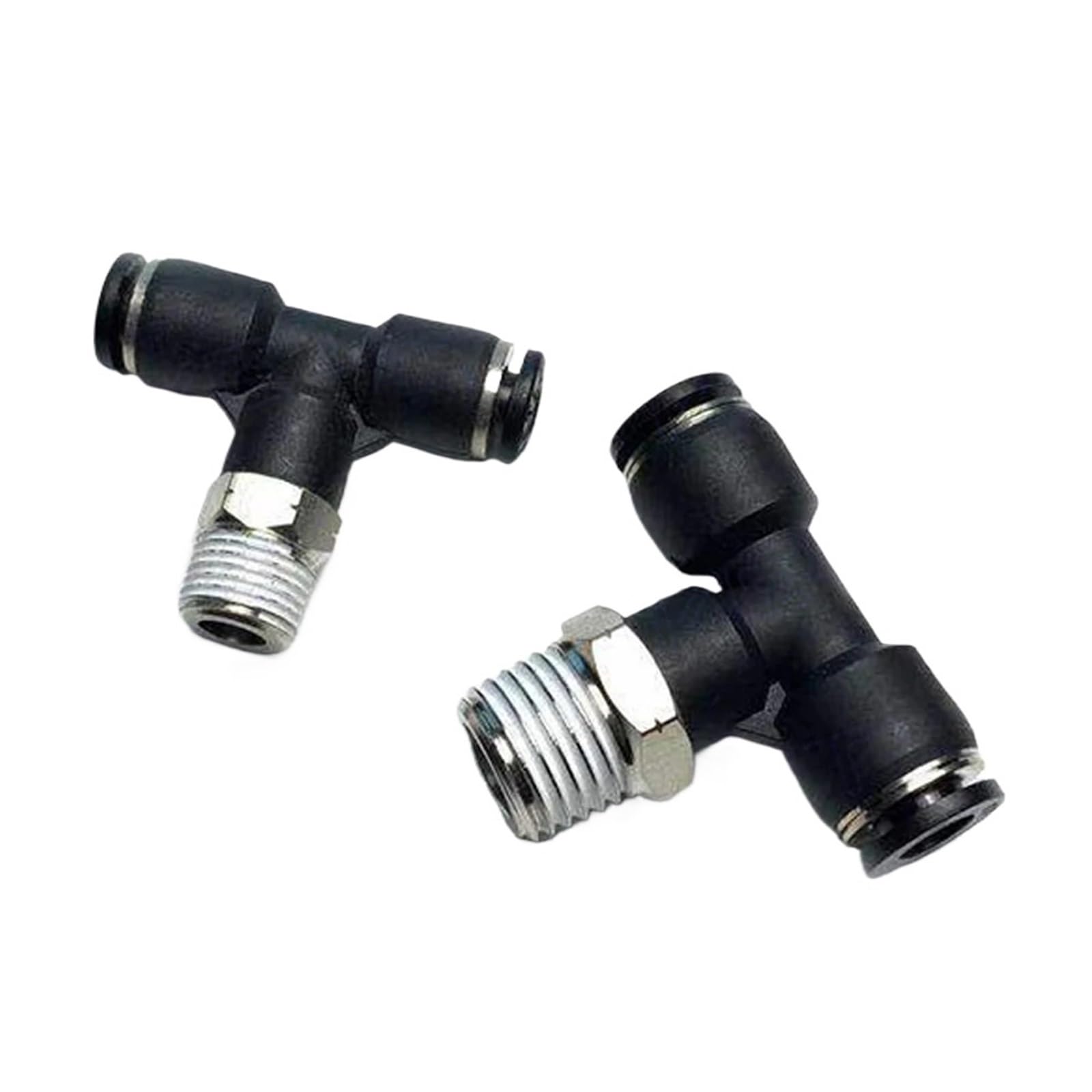 Connettore rapido pneumatico N1/8 "1/4" 3/8 "1/2" filettatura esterna Tee tubo 5/32 1/4 5/16 3/8 1/2 PU tubo aria tubo (PB 5l16-N02(NPT1l4))