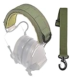 DETECH Outdoor Modular Headset Cover Molle Stirnband für allgemeine Taktische Ohrenschützer Mikrofon Jagd Shooting Kopfhörer Cover