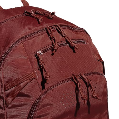 Image of adidas Defender 5 Backpack for Sports, Gym, School and Travel, 33L, Preloved Ruby Red /Black, OSFA