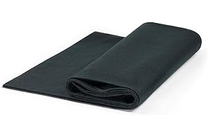 Craft 72" Wide x 1 Yard Long Black Felt Roll