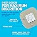 BAND-AID Brand Sheer Spots Adhesive Small Square Bandages, Sterile, Individually Wrapped Discreet First Aid & Wound Care for Minor Cuts & Scrapes, Quilt-Aid Comfort Pads, One Size, 50 ct