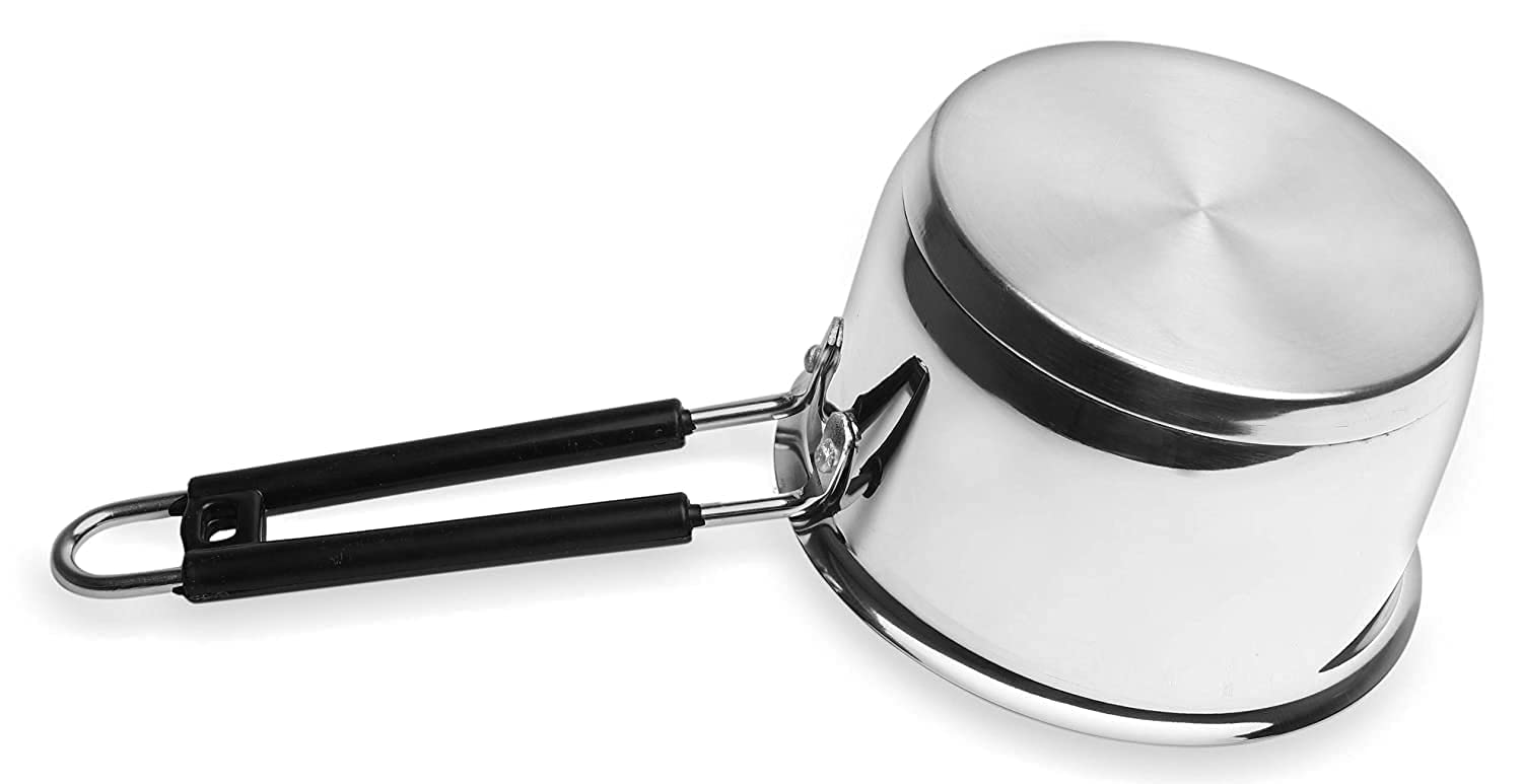 Kanshita's Rasoiware Stainless Steel Induction Bottom Saucepan - 1 Litre 1
