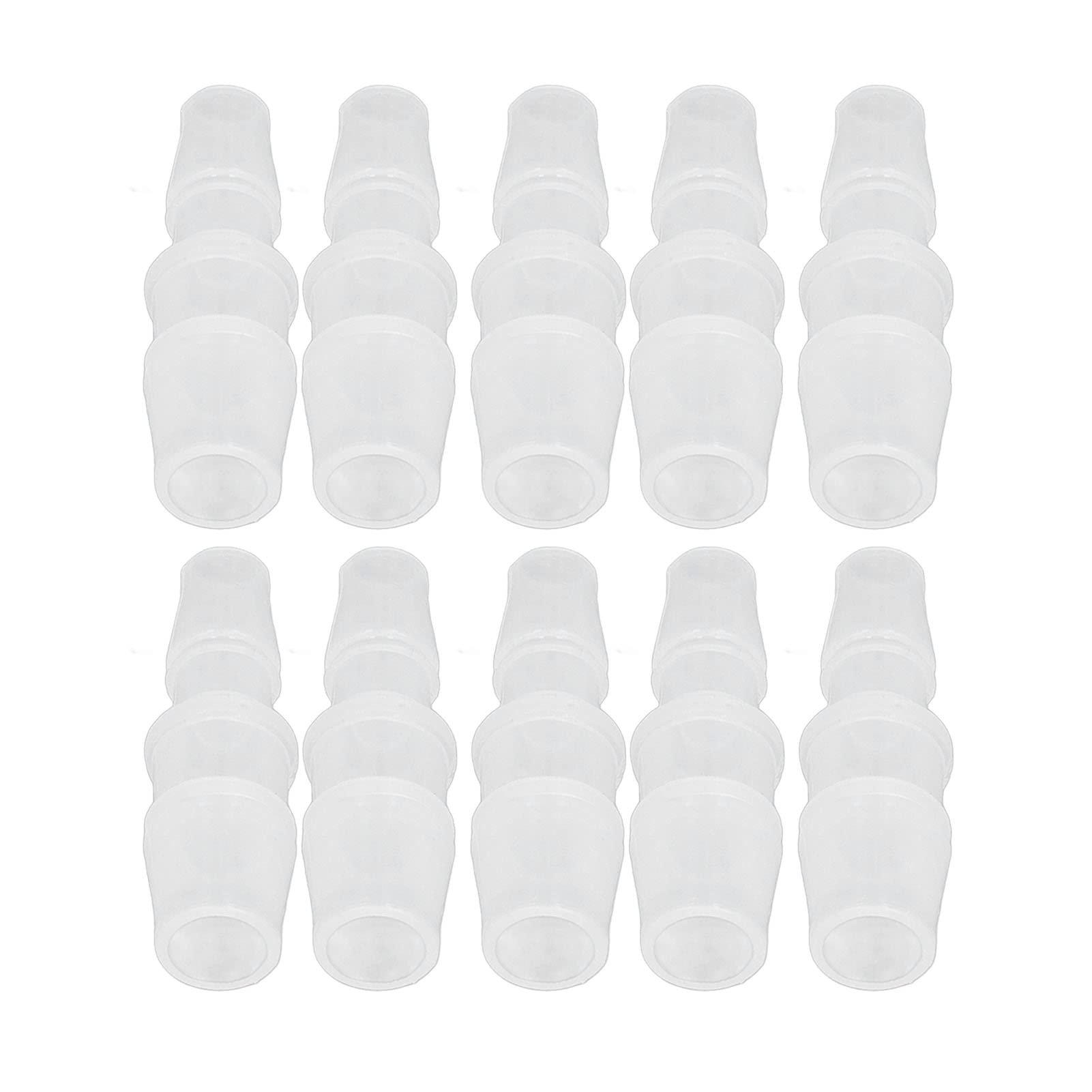 10 Stück Schlauchverbinder Reduzierstück – PP Aquarium Anschluss Für Luftschläuche (4,8–7,9 Mm)