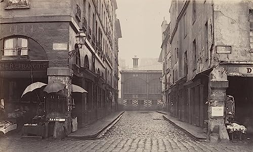 Cuadro en lienzo artístico Charles Marville Rue de la Tonnellerie para oficina 60x90cm