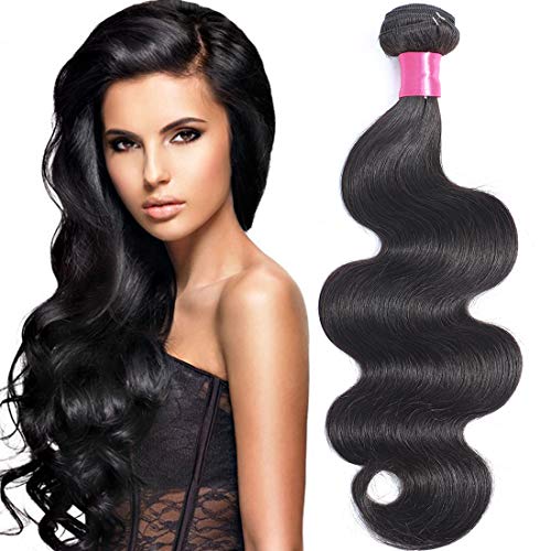 Misoun Brazilian Body Wave Hair One Bundle 20inch Virgin Body Wave Human Hair Bundle Natural Black Color Hair Weave