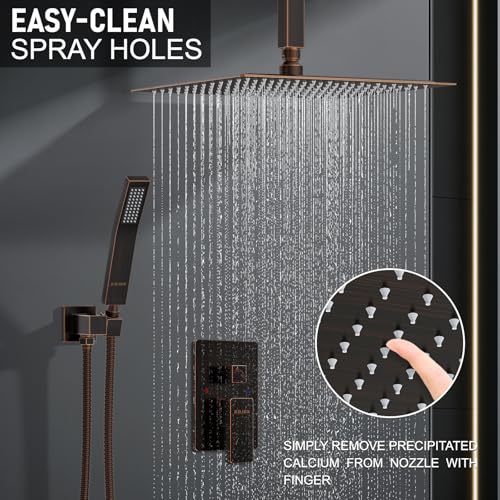 Ceiling-Oil-Rubbed-Bronze-Shower-System-Complete-Trim-Kit-with-12-Inch-Rain-Shower-Head-Handheld-Head-and-Valve-Combo-for-an-Elevated-Bathroom-Experience Ceiling Oil Rubbed Bronze Shower System Complete Trim Kit with 12 Inch Rain Shower Head Handheld Head and Valve Combo for an Elevated Bathroom Experience