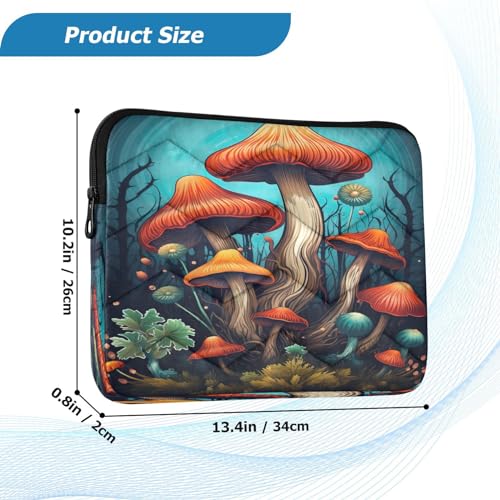 Funda para portátil 13-14 pulgadas de flores coloridas miniatura 3