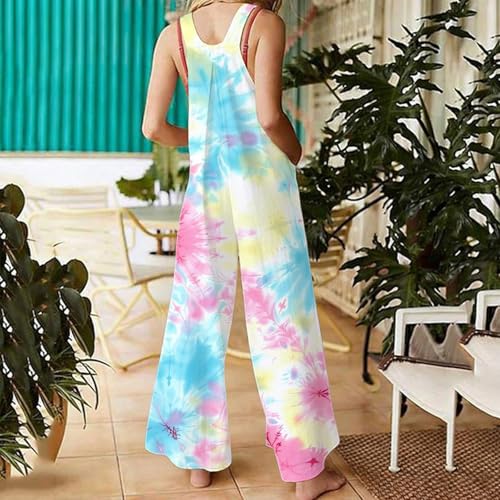 Combinaison imprimé tie-dye fluide parfaite pour vos sorties décontractées chic - 3