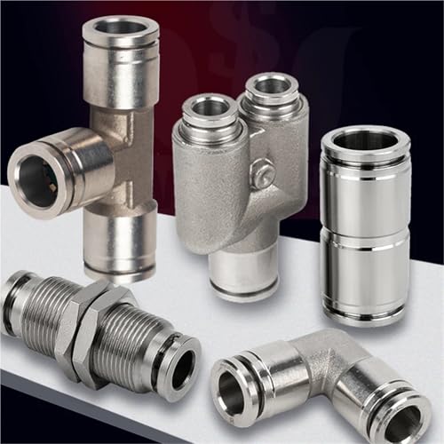 Conector de manguera neumática de 16mm para instalaciones de aire 4