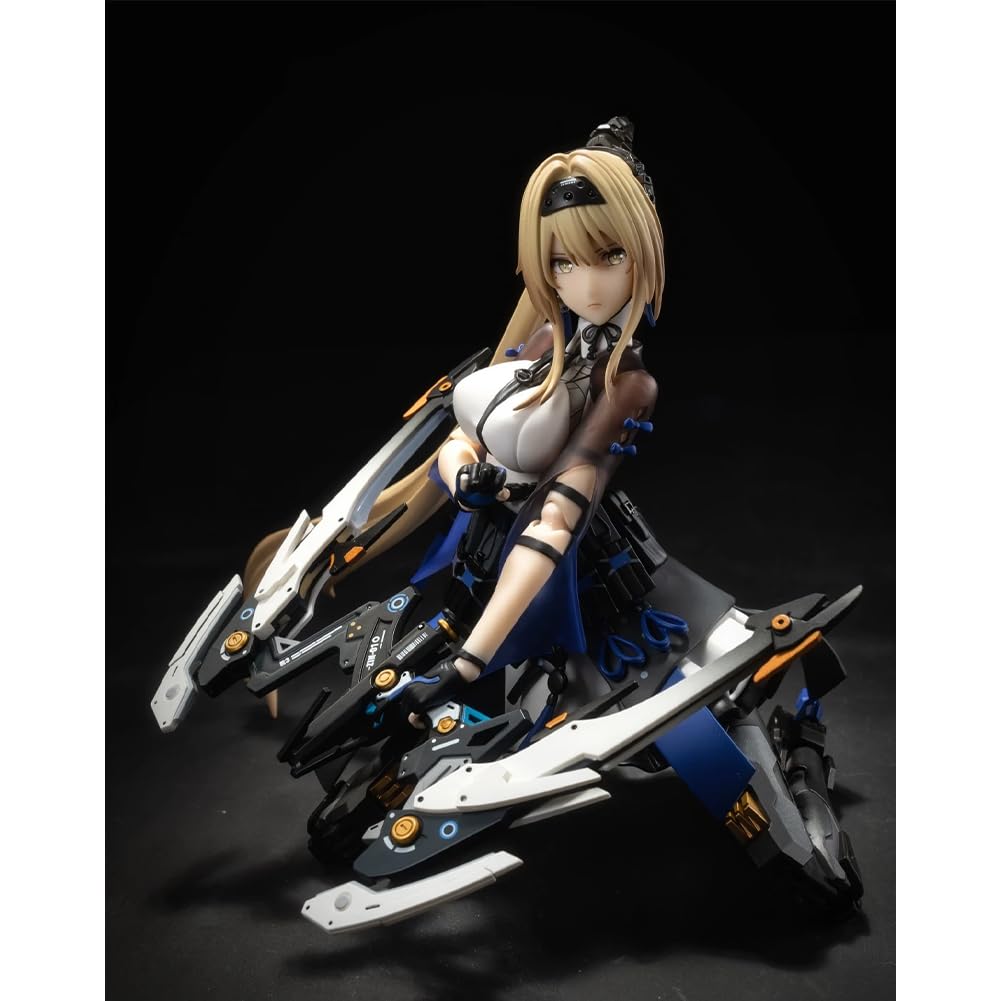 DEXSHUN Bianca - Statuetta Anime Super Action Figure con accessori, scala 1/8, 22 cm | Mobile, stile libero, statua anime, in PVC, personaggio di gioco, decorazione da scrivania, oggetti da collezione