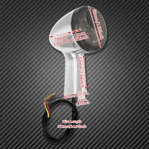 Clignotant arrière LED moto remplacez votre feu stop de Sportster 48