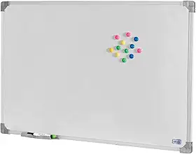 Tilibra - Quadro Branco Magnético Moldura Alumínio 90x60cm