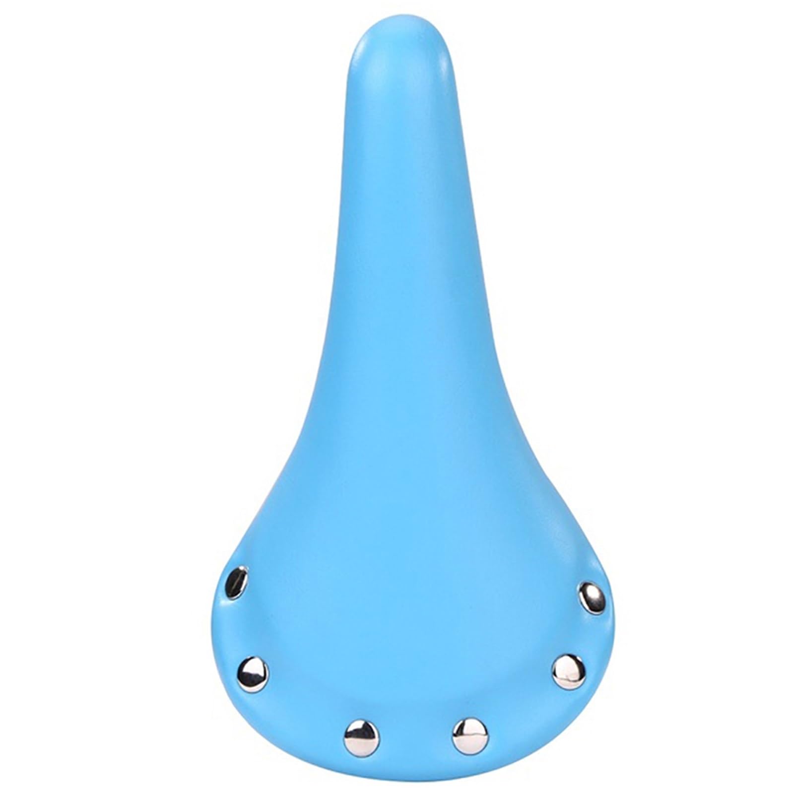 Fahrradsattel,Fahrrad Sattel Fahrradsattel PU. Leder MTB Rennrad Rivet Sitzkissen einzelne Geschwindigkeit Fahrrad braun Blauer Sattelabdeckung
