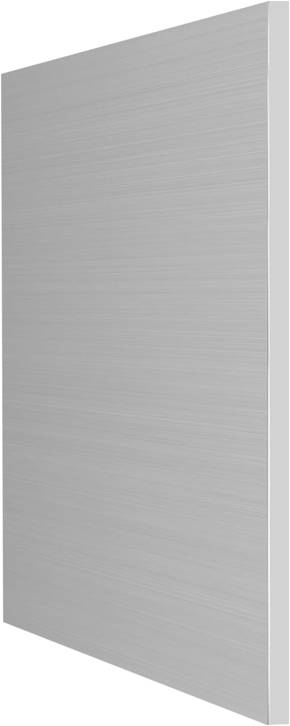 6061-T6 Aluminum Sheet 8x12x1/2 Inch Thickness Durable Aluminum Plate Metal Sheet Covered with Protective Film for Industry, DIY