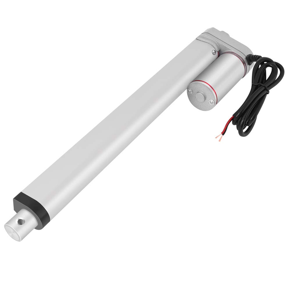 Oumefar Attuatore lineare elettrico con corsa 300 mm Putter con motore elettrico a barra telescopica lineare per impieghi gravosi 24V