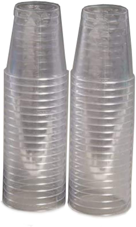 Plastic Shot Glasses 30ml (1 ounce) 100/pack