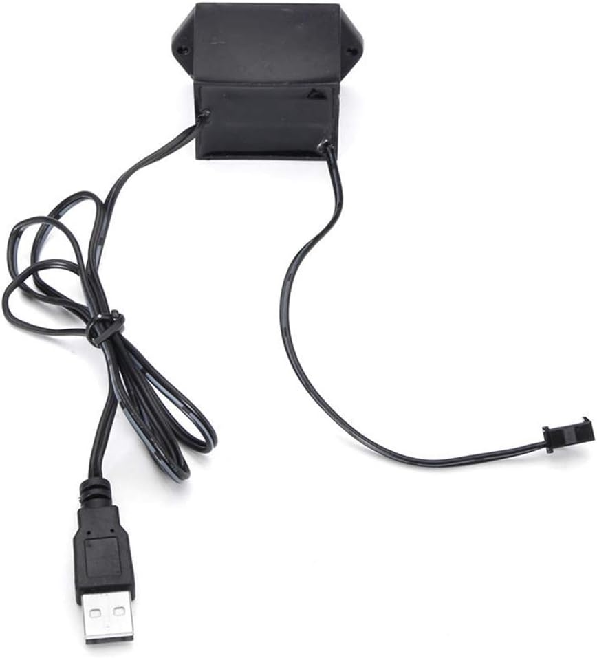 MASUNN USB Inverter Controller For 1-10M LED El Wire Glow Flexible Neon Decor DC5V - Image 4