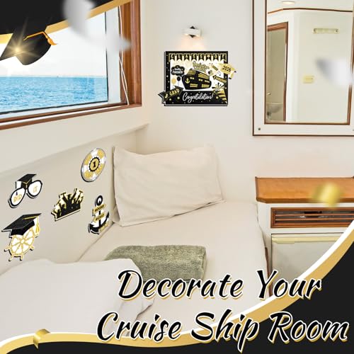 Imanes decorativos graduación pack 6 para puerta crucero miniatura 5