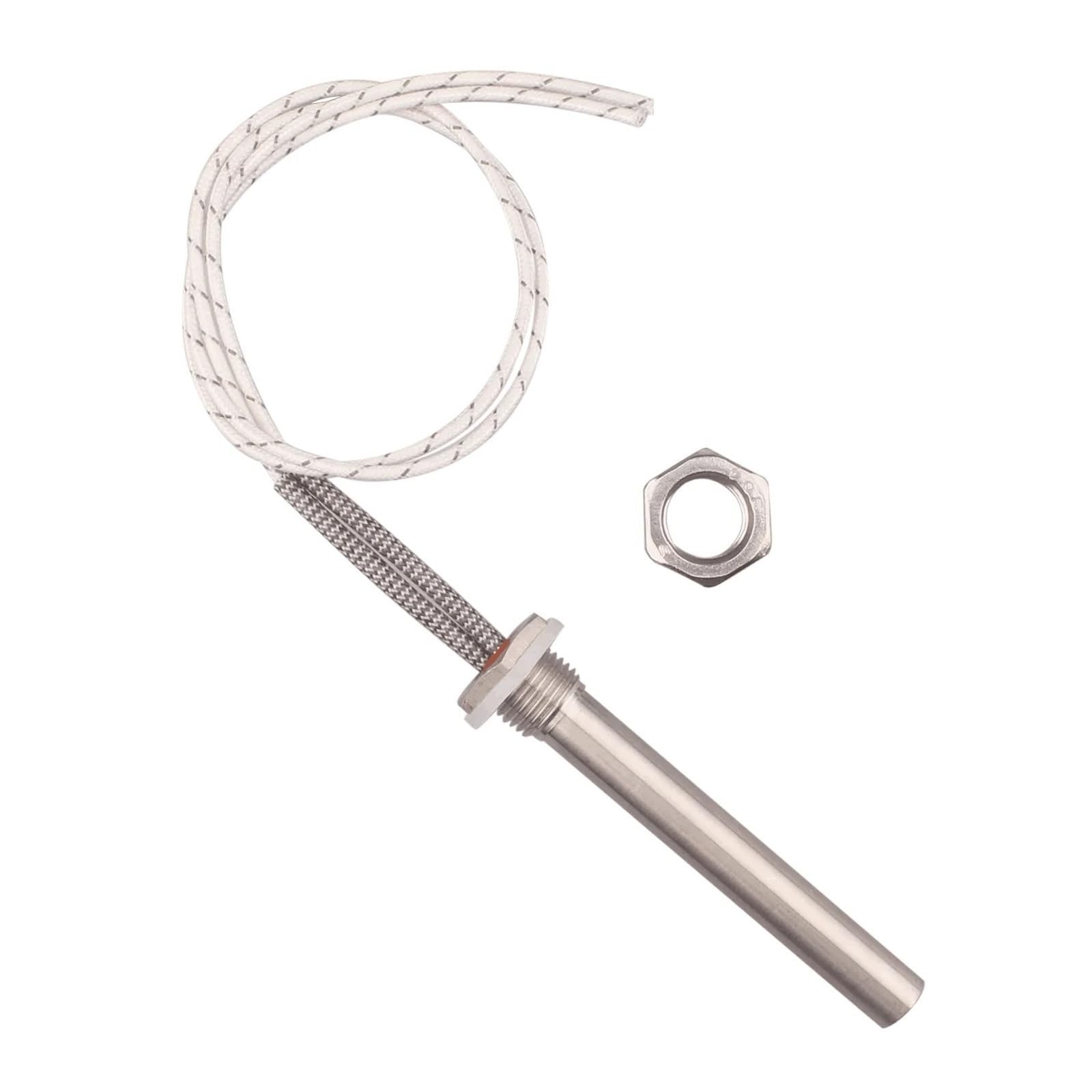 Nabój grzewczy M16 DC 24 V, 100 W-300 W, rurowy grzejnik elektryczny, stal nierdzewna 304, element grzewczy zanurzeniowy (150 W, 12 x 100 mm)