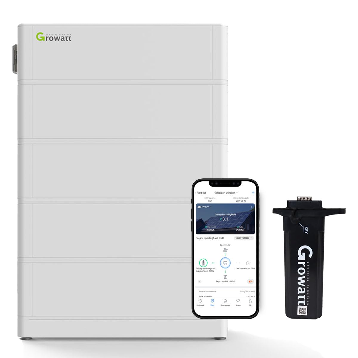 GROWATT ARK 10.2kWh 0% MwSt §12 III UstG Hochvolt-Solarspeicher-Set SPH TL3-BH-UP Serie