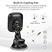 PITAKA Magnetic Car Mount Charger for iPhone 8-12 Seires with MagEZ Case, Wireless Charging Car Phone Holder with USB A-C Cable for iPhone, Galaxy, Smartphones [MagEZ Mount Qi]- Suction Cup