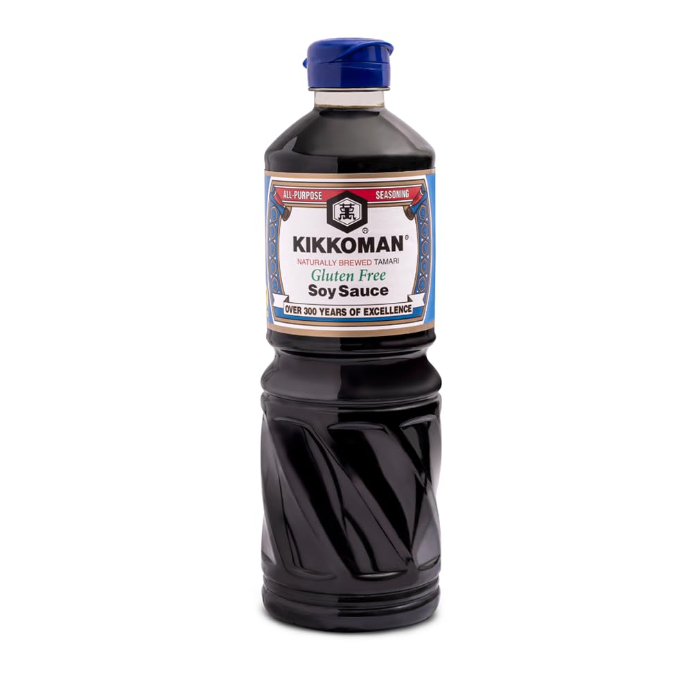 KikkomanTamari Gluten free Soy Sauce, 1 Litre, Naturally Brewed