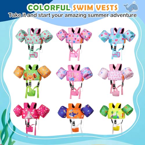 Image of MoKo Toddler Arm Floaties 20-50lbs, Swim Vest Water Wings for Kids Pool