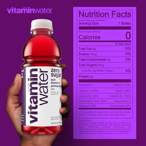 Image of vitaminwater zero XXX, 16.9 fl oz, 6 Pack