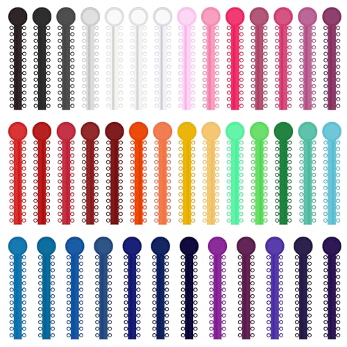 1040 Pcs Multi-Color Rubber Bands, Orthodontic Ligature Ties Kit - O-rings Braces Dental Ties for Orthodontic Procedures and Dental Braces (40 items)