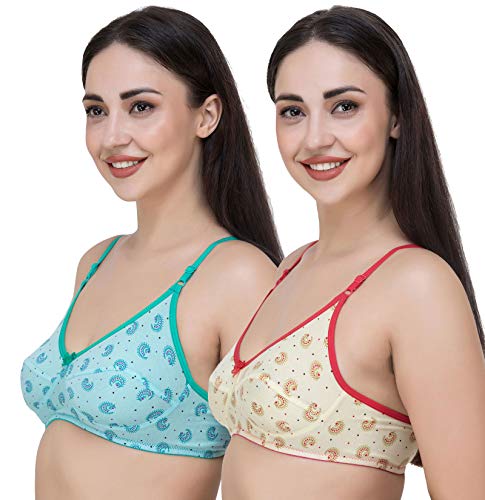 Image of Fasense Women's Wire Free Non Padded Cotton Bra