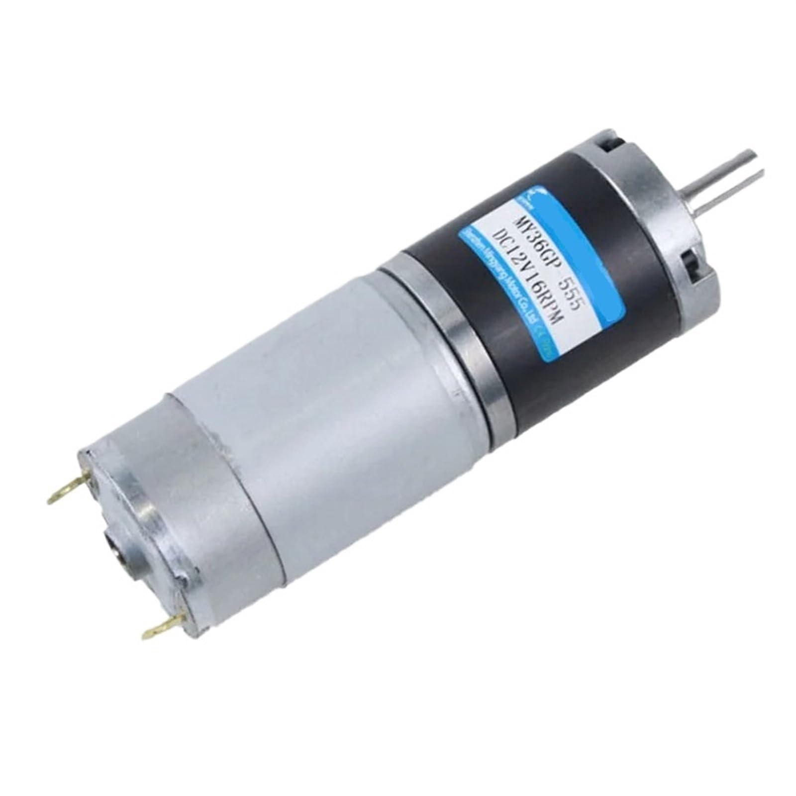 GNQUKEBWH 12V 24V Planetary DC Geared Motor Low Speed Adjustable Micro CW CCW High Torque 36GP-555(12V only motor,58RPM 6MM)