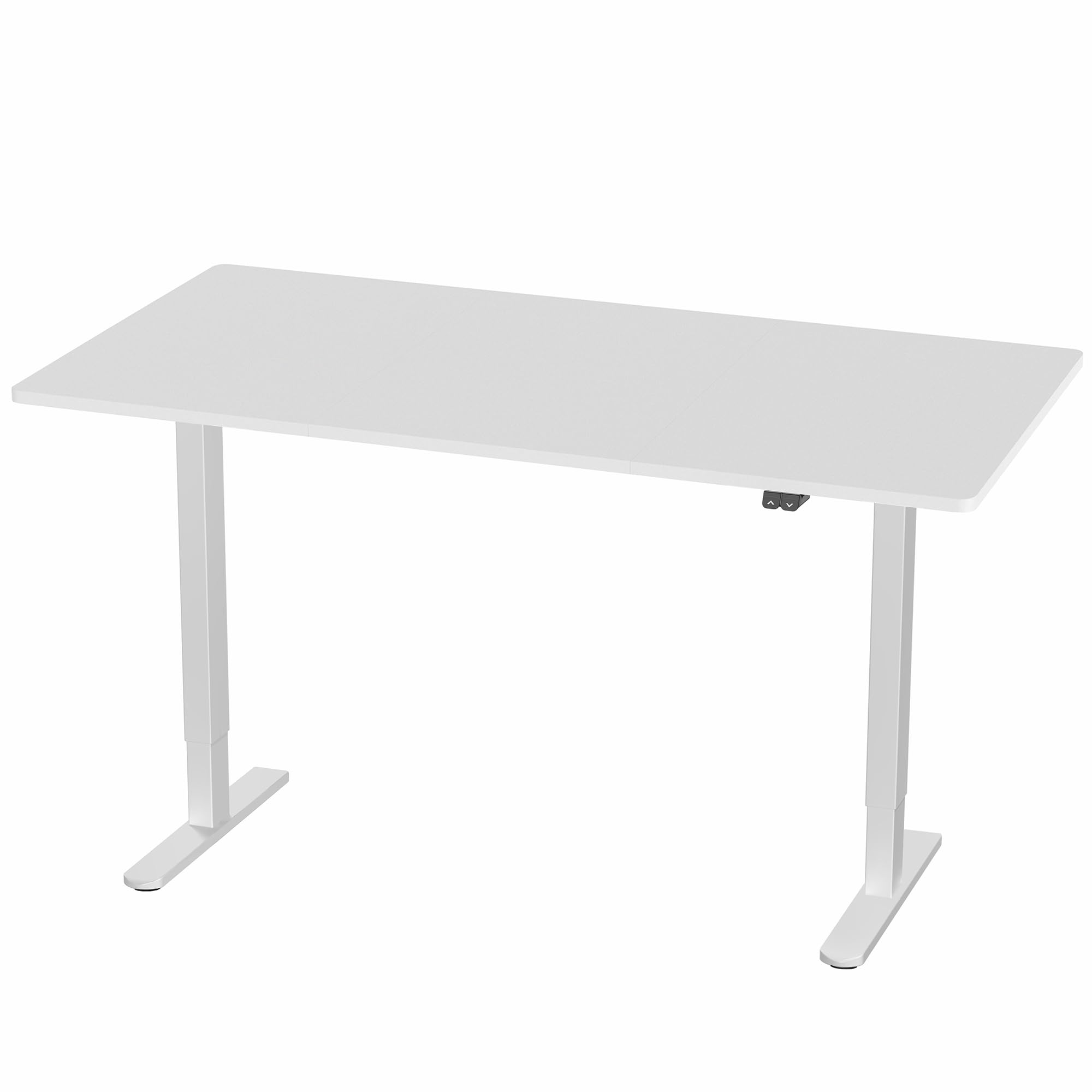 VIVO Electric 71 x 30 inch Stand Up Desk Height Adjustable White Top White Frame Home and Office — view 9