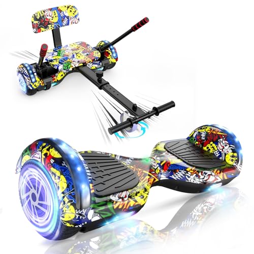 YHR Scooters for 6-12 Year Old Kids - Built - in Bluetooth Speaker, 6.5' & 8.5'...