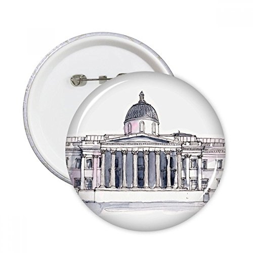 Badge National Gallery de Londres bouton rond pour customiser