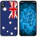 Produktbild PhoneNatic Case kompatibel mit Apple iPhone X/XS Silikon-Hülle WM Australien M2