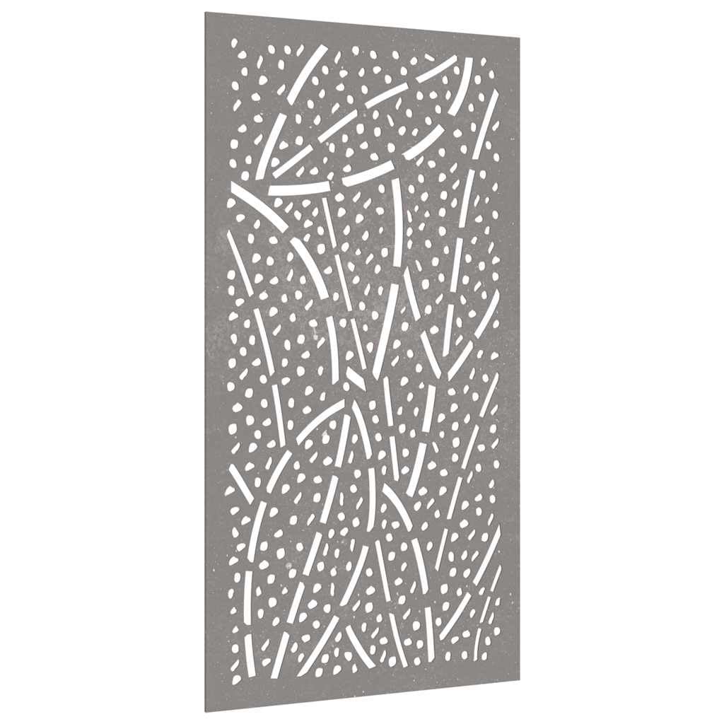 Ozdoba ścienna ogrodowa ze stali ciętej blachy 105 x 55 cm
