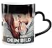 Produktbild SpecialMe® Zaubertasse Herzhenkel Farbwechsel Tasse mit eigenem Foto Geschenkideen Liebe personalisierte Geschenke weiß Magic-Herz-Tasse