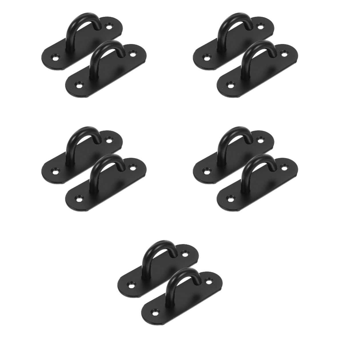 YARNOW Ancla De Ejercicio De Pared Estante Ganchos De Pared Muro Bar Gym Gimnasio Ancla De Banda De Entrenamiento Anclajes De Entrenamiento De Alta Resistencia Black