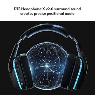 Logitech G935, Casque Gaming sans Fil avec Son Surround 7.1, Transducteurs Pro-G 50 mm, LIGHTSYNC RVB (Reconditionné)