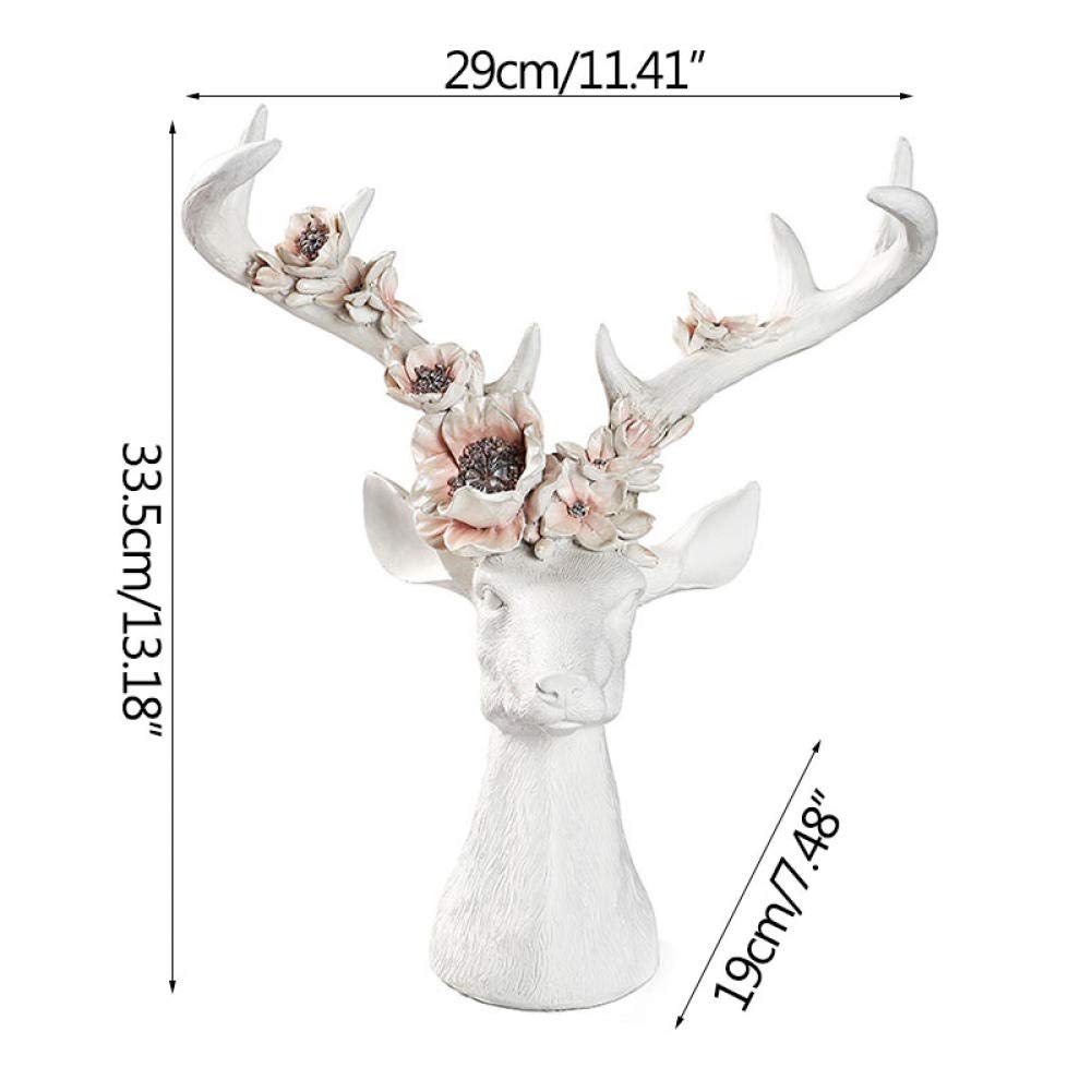 【♥︎】エレガントな白い鹿の装飾、卓上アレンジメント Amazon.co.jp: FELTECHELECTR ミニ鹿モデルデスクトップ装飾