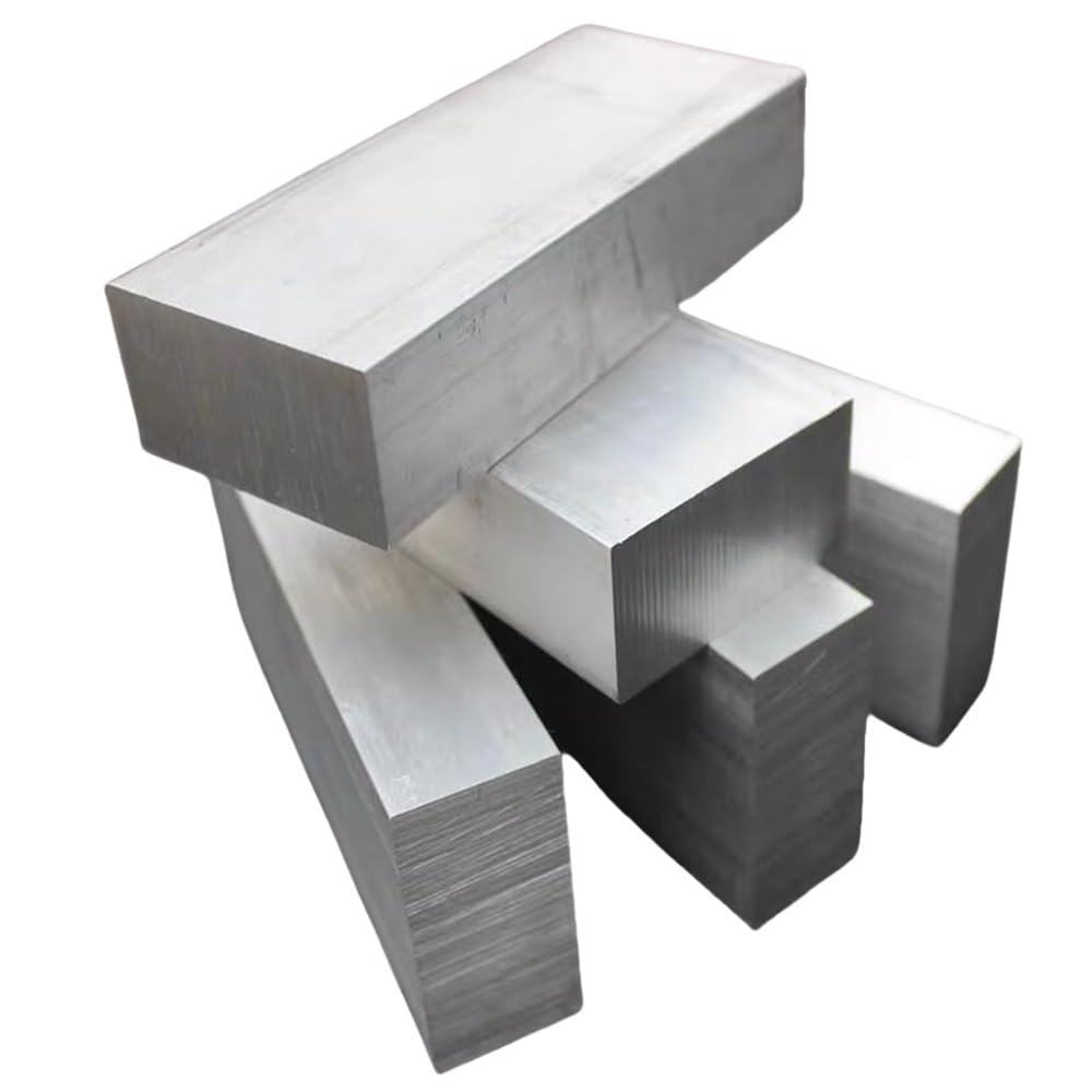 Wytłaczana płyta aluminiowa Lekka płaska płyta ze stopu aluminium 2/3/4 mm grubości, 5 sztuk arkuszy 6061 do rzemiosła(4x30x500mm)