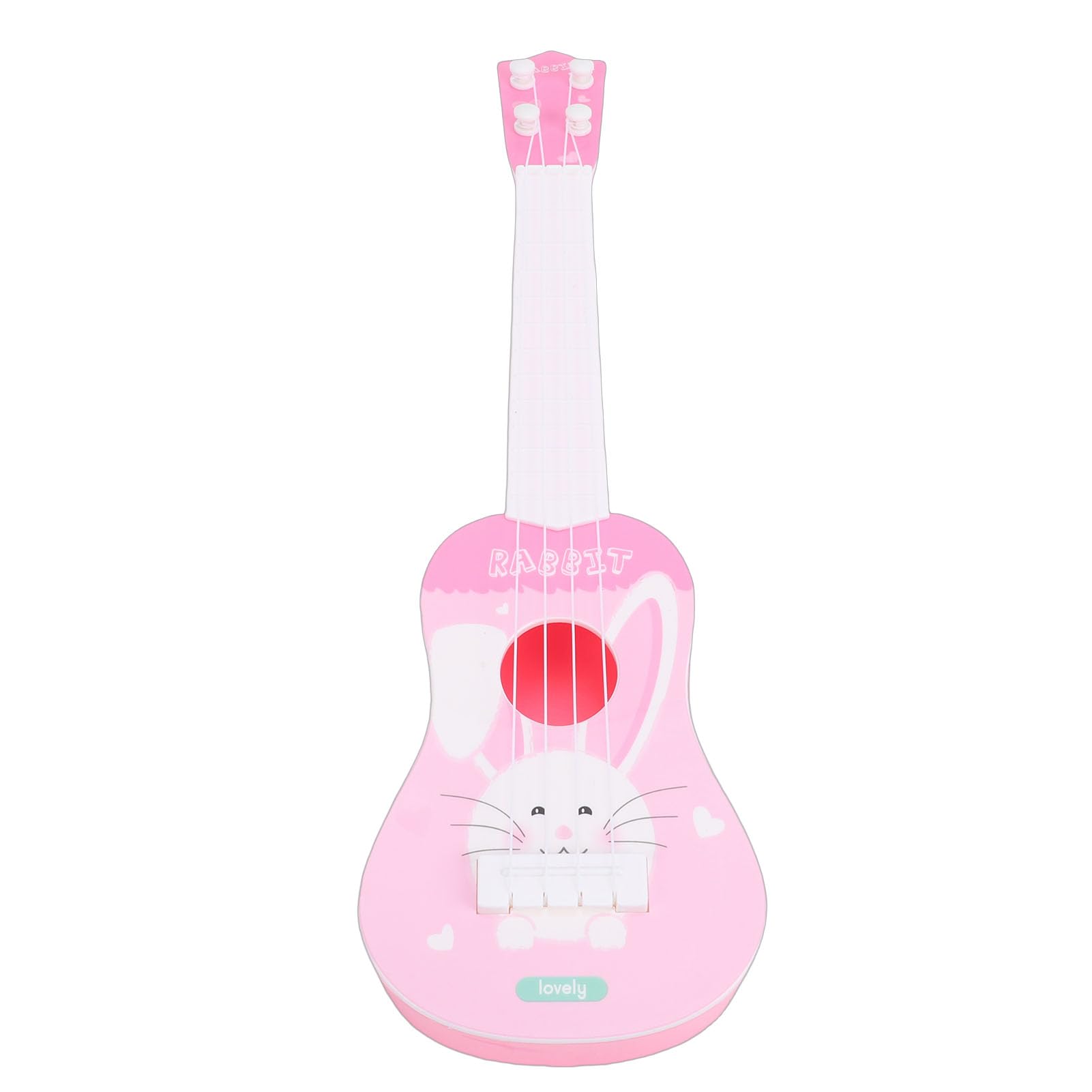 Cryfokt Interactive Ukulele Guitar Toy for Children Cooperative Play Cognitive Development Lightweight Portable (Pink) — view 5