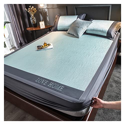 Ensemble de draps en soie glacée de qualité supérieure style Lace-3