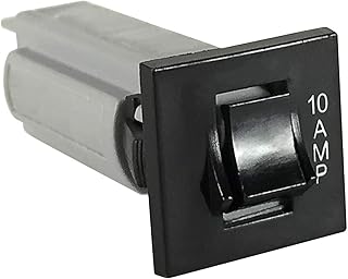 CTB-B-B-10 - Thermal Circuit Breaker, CTB Series, 10 A, 1 Pole, 50 V, 250 V, Panel (CTB-B-B-10) (Pack of 20) (CTB-B-B-10)