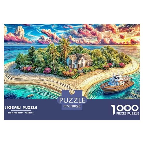 Rompecabezas Islas Fiyi 1000 Piezas Puzzle - Juego Didáctico para Adultos Y Niños, 38x26cm/1000pcs