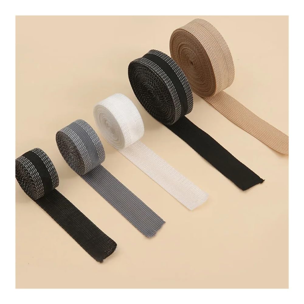 Säumband Bügelband zum Bügeln, Selbstklebendes Klebeband for Hosen, Hosen, Kanten, Jeans, Kleidung, Länge, Verkürzung, Reparatur, Saumbänder for Aufbügeln, DIY-Nähzubehör(Black,25M)