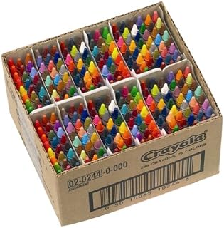 CRAYOLA Crayons Classpack - Assorted Colours (Pack of 288) | Perfect for School Classrooms