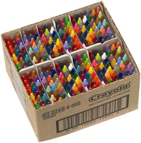 CRAYOLA Crayons Classpack - Assorted Colours (Pack of 288) | Perfect for School Classrooms