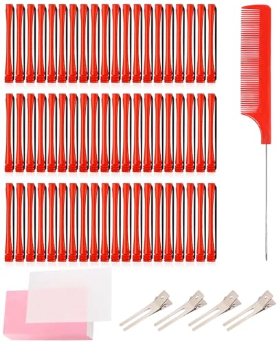 Benaewa 165 Pcs Perm Kit Perm Rods with Papers for DIY Waves Natural Hair Long Short